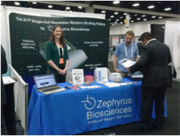 photo of Zephyrus table at industry event