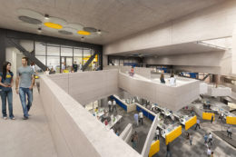 rendering of Bakar Labs interior