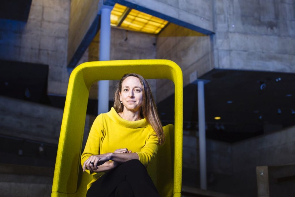 photo of Amy Herr, seated