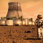 artists impression of nuclear power on Mars