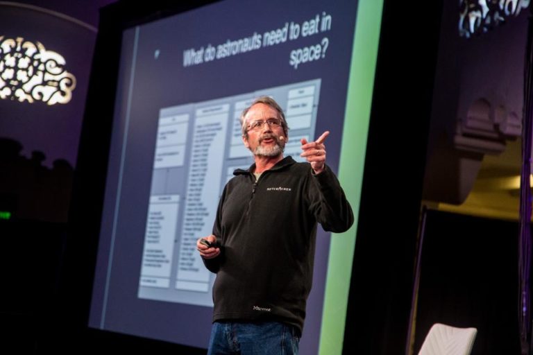 Arkin speaking at SynBioBeta 2019