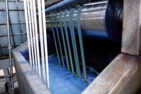 photo of cloth being dyed