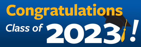 Congratulations Class of 2023 graphic