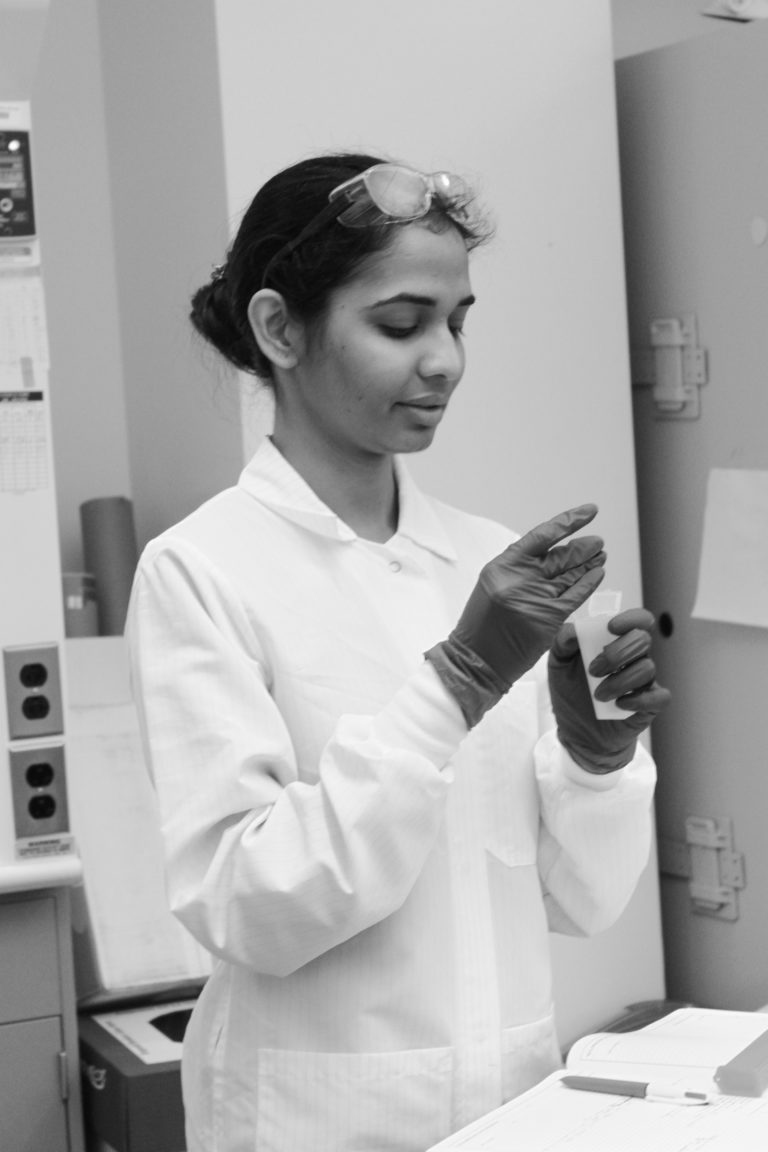 photo of Gopal in the lab