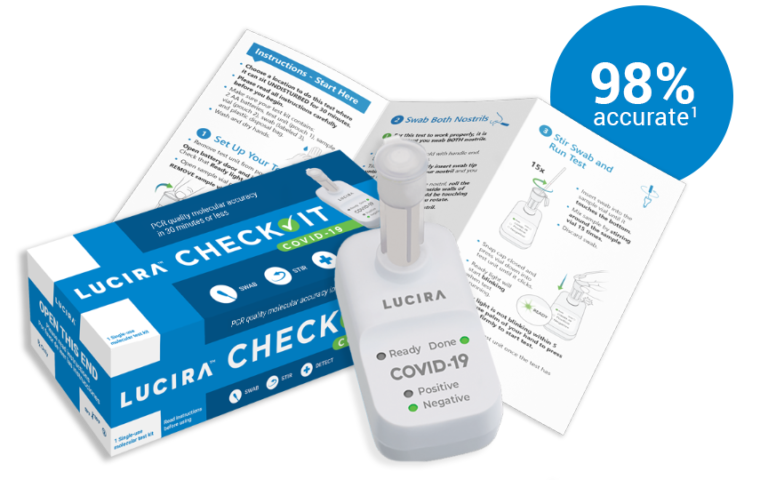 photo of Lucira test kit