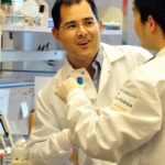 photo of Schaffer in lab