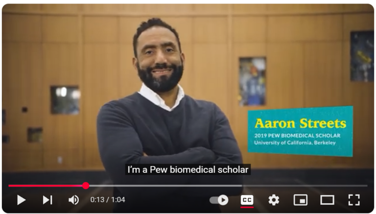 still image of YouTube video showing Prof Streets standing with arms crossed.