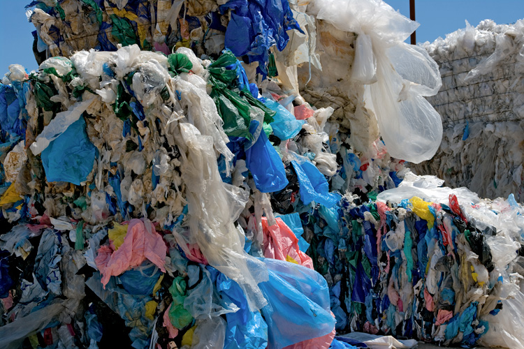 photo of used plastic bags